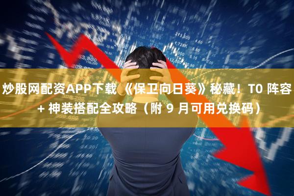 炒股网配资APP下载 《保卫向日葵》秘藏！T0 阵容 + 神装搭配全攻略（附 9 月可用兑换码）